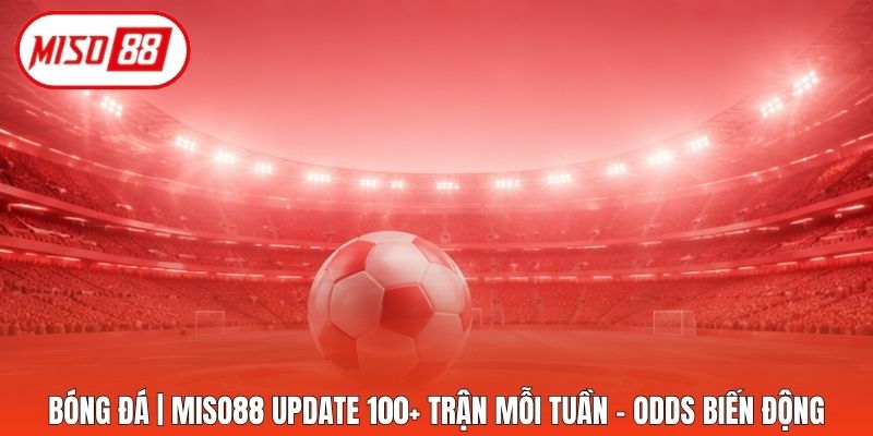 Bóng Đá | Miso88 Update 100+ Trận Mỗi Tuần - Odds Biến Động