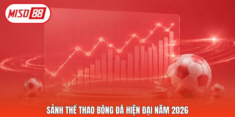 Sảnh thể thao bóng đá hiện đại năm 2026