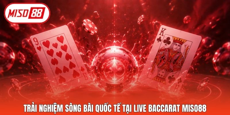 Trải nghiệm sòng bài quốc tế tại Live Baccarat Miso88.